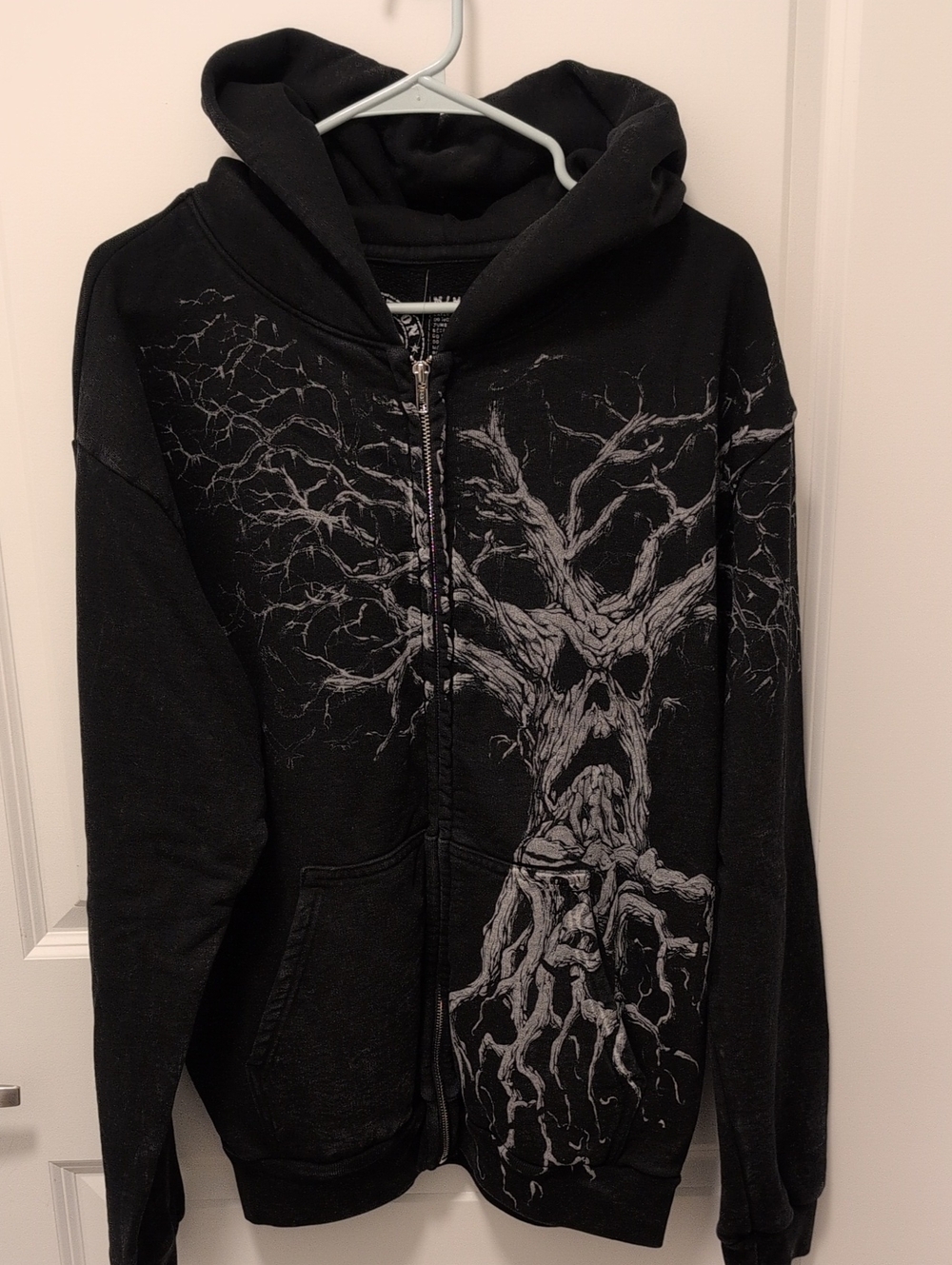 Zumiez Affliction Harold Zip Hoodie Black M